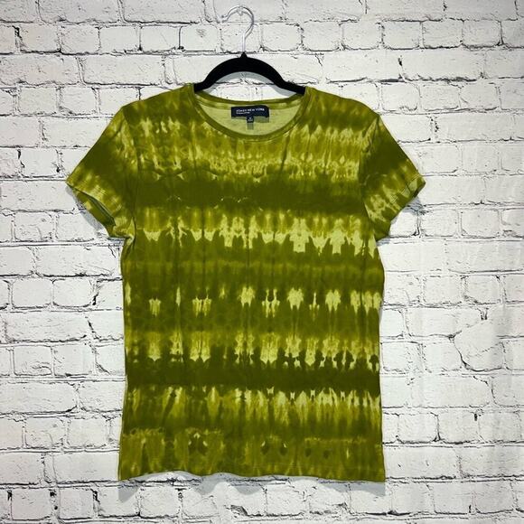 Jones New York Tops - NWOT Jones New York Women's Scoop Neck, Green Tie Dye Blouse
